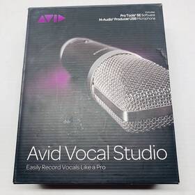 8250-30006-01 Avid Vocal Studio Digital Recording Usb Condenser Microphone With Extras-untested