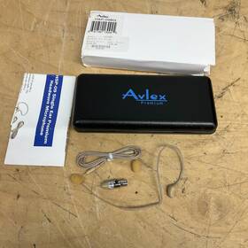 Hs-09bg Avlex Hs09bg Premium Single Ear Miniature Headset Mic Microphone With 4-pin Beige