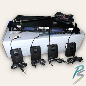 Wh-847 Awisco 4x32 Channels Uhf Pll Professional Wireless Microphone System