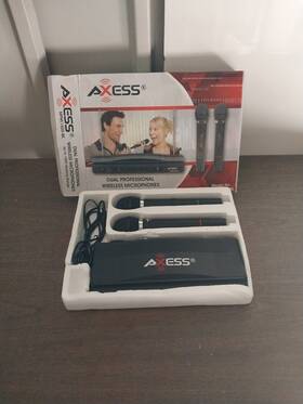 1505-bk Axcess Dual Professional Wireless Microphones