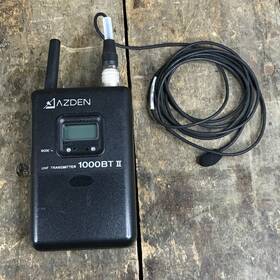 1000bt Azden Uhf Transmitter Ii With Mic