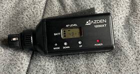 1200xt Azden Plug-in Uhf Transmitter - Tested