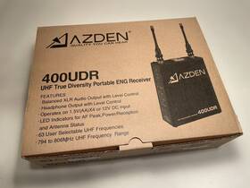 400udr Azden Wireless System Receiver And 41 Bt Transmitter With Sony Mic
