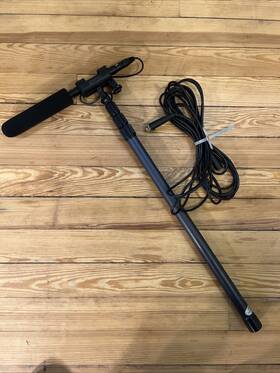 Ke-89cc Azden Mgt-2 Sgm 1000 Microphone With K-tek Avalon Boom Pole Cord. Test Works