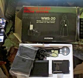 Wms-20 Azden Pro Wireless Microphone System Channel Receiver Transmitter