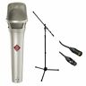 B0753lhfjs Neumann Kms Live Vocal Condenser Microphone Nickel Kit 686924565018