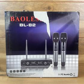 Bl-82 Baolesh Uhf Professional Wireless Microphone System Black Multi-channel