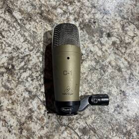 0504-aah86-001 Behringer C-1 Studio Condenser Usb Microphone And Mount