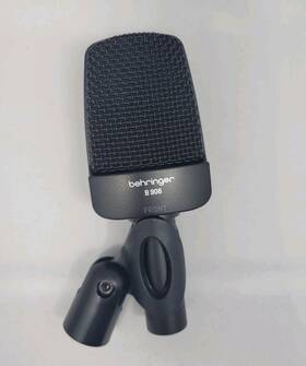 P0e7w Behringer B906 Dynamic Microphone With Clip For Instrument And Vocals Black