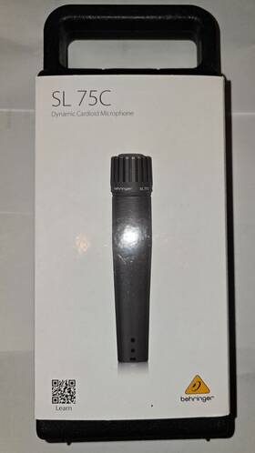 Sl75c Behringer Sl 75c Dynamic Cardioid Microphone Barely Used In Hard Case