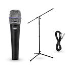 Beta57apack Shure Beta Dynamic Mic With Cable And Stand