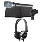 Beta87apack3 Shure Beta Supercardioid Condenser Microphone And Professional Dj 0761856539877