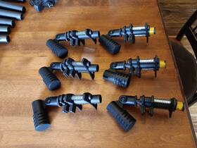 708.429 Beyerdynamic Tg D35 Triple Set With Microphone Clamp Mkv 87 Dynamic Drum-used