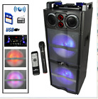 Bfs-5501-rb R Befree Dual Inch Subwoofer Bluetooth Portable Party Dj Speaker Lights