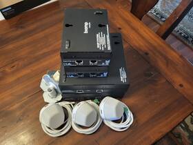 911.0485.900 Biamp Tesira 2 Tcm-1 Tcm-1ex 3 Mics - Beamtracking Ceiling Microphone Set