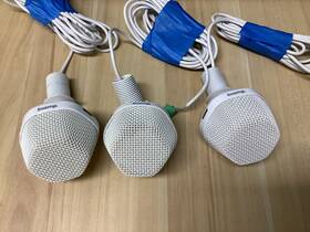 Tcm-1ex Biamp Tcm1 Lot Of 3 Tesira Parl Pendant Beamtracking Ceiling Microphone