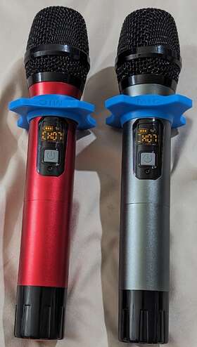 Sy-wxm-2 Bietrun Uhf Wireless Dual Handheld Dynamic Microphones Lnc Jl