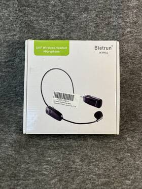 Wxm01 Bietrun Nostrum Wireless Condenser Microphone Headset Uhf