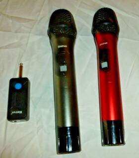 Wxm02 Bietrun Uhf Metal Dual Handheld Cordless Dynamic Mic System Receiver