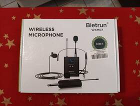 Wxm07 Bietrun Wireless Microphone Headset System 3 In 1 / Missing Transmitter