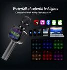 Bkle007aw Bonaok Upgraded Wireless Bluetooth Karaoke Microphone With Dual Sing Led