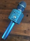 Bkmk002h12lg Bonaok Wireless Bluetooth Karaoke Microphone Portable Handheld Home Party Blue