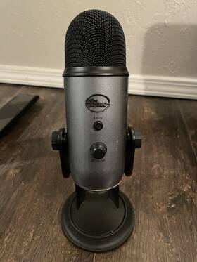 Blue 099206084063 Yeti Usb Microphone Slate For Recording Streaming Gaming Podcasting