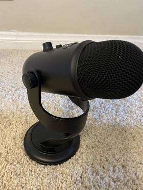 101212 Blue Yeti Microphone Black Without Box