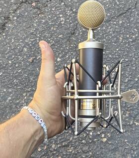 2845e3778 Blue Baby Bottle Sl Large Diaphragm Cardioid Xlr Condenser Mic Shock Mount