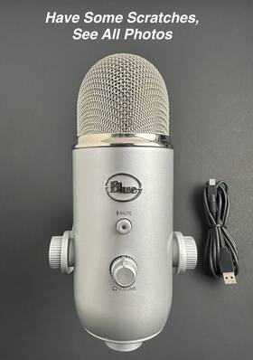 5713y11270 Blue Yeti Professional Multi-pattern Usb Condenser Microphone With Cord Tested