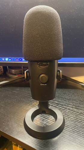 888-0000302 Blue Yeti Nano Usb Microphone Pop Filter Cable Streaming Podcasting Gaming