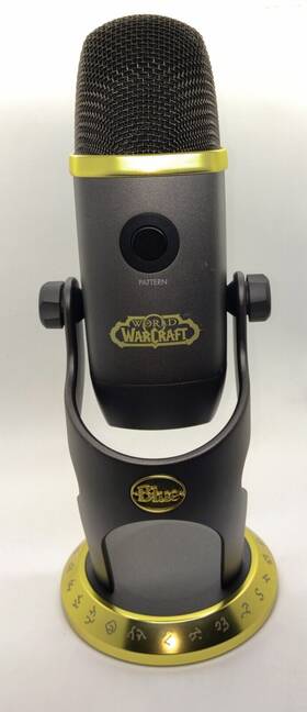 988-000406 Blue 888-000406 Sealed Yeti X World Of Warcraft Edition Usb Microphone- Black