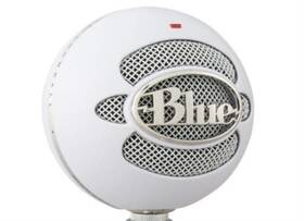 988-000073 Blue Replacement Snowball Cardioid Microphone - Textured White No Stand