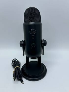 888-000527 Blue A000132 Yeti Professional Multi-pattern Usb Condenser Microphone - Black