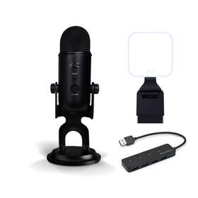 988-000100k2 Blue Microphones Yeti Usb Microphone Blackout Bundle