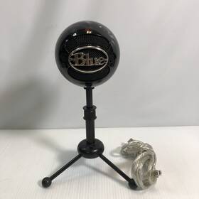Ye7255g Blue Snowball Microphone Condensers Glossy With Stand Mic And Usb Cable Working