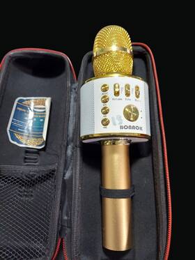 Nuo1 Bonok Wireless Bluetooth Microphone With Protective Carrying Case A