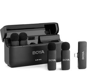 By-v4u Boya Wireless Lavalier Microphone For Iphone 15/16 Series Type C