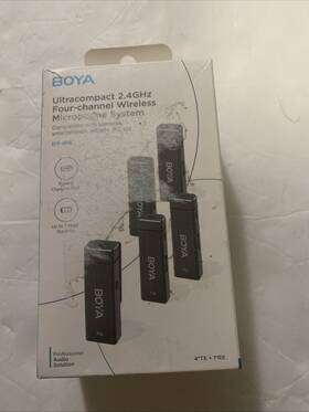 By-w4 Boya Parts/repair Not Working 2.4ghz Four Channel Wmicrophone System