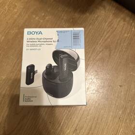 By-wm3t-u2 Boya New Pro Wireless Lavalier Microphone Dual Channel Usb-c Android