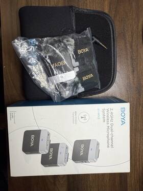 By-wm3t2 Boya 2.4ghz Dual-channel Wireless Microphone System