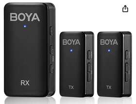 Wmic5-m2 Boya By-xm6 2.4ghz Mini Wireless Lavalier Microphone System 20 Hrs