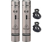 C2-b Behringer New Small Diaphragm Condenser Microphone Pair Mic 689076752077