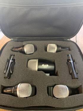 Cad 631922105643 Stage 7 Microphone Set Pieces Very Lightly Used With Box