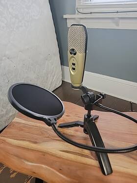 Cad 631922107401 U37 Usb Large-diaphragm Cardioid Condenser Recording Microphone Champagne