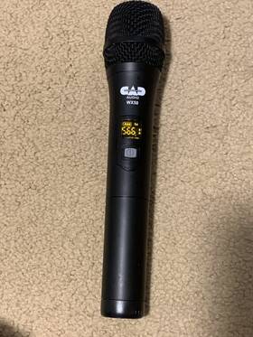Wx50 Cad 631922109559 Wireless Mic Only Not Tested Powers On For Parts Or Repair