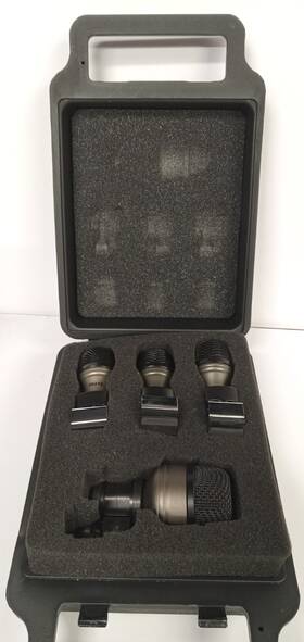 Tm-211 Cad Km211 4-piece Drum Microphone Set Km-212 1x Sn-210 2x - Tested