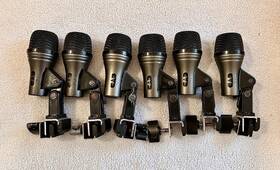 Sn210 Cad Tm210 Pro7 Drum Mics Lot Of 6. Tm211 4 2 All Tested And Working