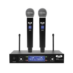 Wx200-u Cad Wx200 Uhf Wireless Dual Handheld Microphone System