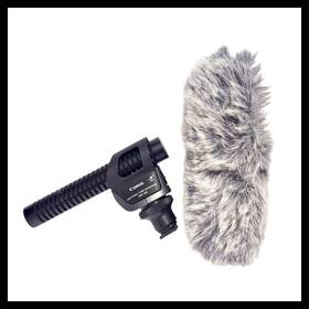 Dm-100 Canon 960999579689 Directional Stereo Mono Mini Shotgun Microphone For Camcorders